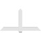 Ekena Millwork Eugene Architectural Grade PVC Gable Bracket, 72"W x 39"H x 4"D x 6"F, 13/12 Pitch GBP072X39X0406EUG00 - alternate 2